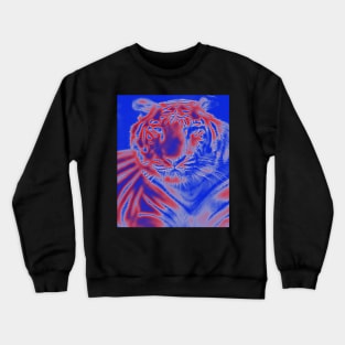 White Tiger from India - Red colour Crewneck Sweatshirt